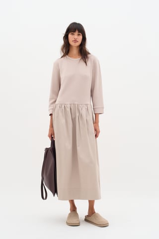 Jersey jurk Relaxed fit Clay beige