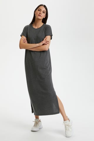 Dress Regular fit Dark Grey Melange