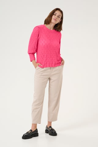 Blouse met lange mouwen Regular fit Raspberry pink