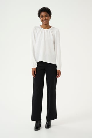Blouse with long sleeve Regular fit Chalk CC