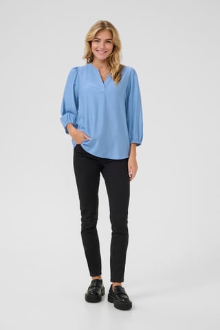 Blouse with long sleeve Regular fit Silver Lake Blue CC
