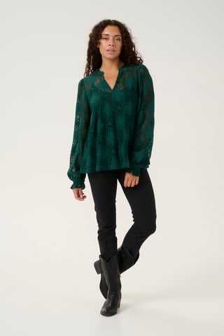 Blouse with long sleeve Relaxed fit Botanical Garden