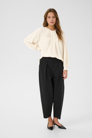 Blouse with long sleeve Regular fit Whisper White