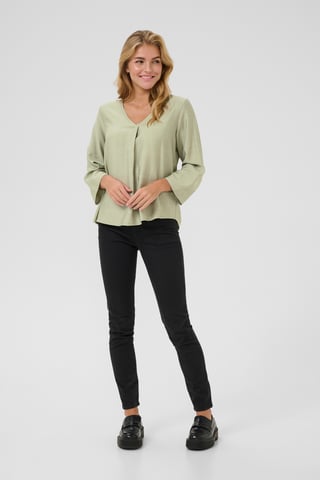 Blouse met lange mouwen Regular fit Desert Sage CC light green