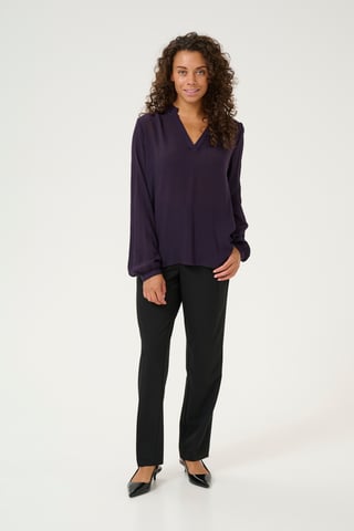 Blouse with long sleeve Regular fit Dawn Purple
