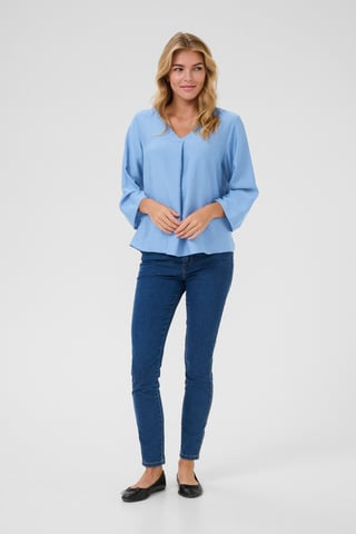 Blouse met lange mouwen Regular fit Silver Lake Blue CC blue