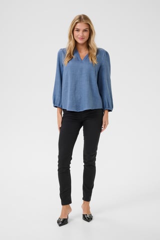 Blouse met lange mouwen Regular fit Coronet Blue C. blue