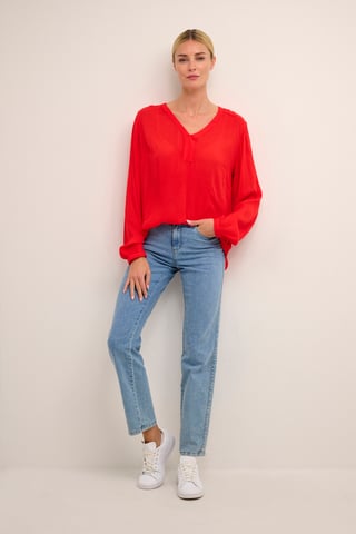 Blouse with long sleeve Regular fit Fiery Red