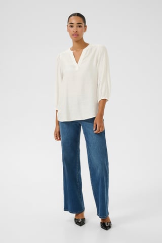 Blouse with long sleeve Regular fit Chalk CC.