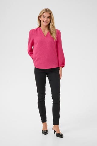 Blouse met lange mouwen Regular fit Beetroot Purple CC pink