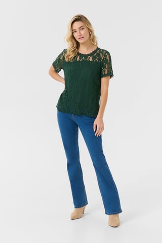 Blouse with short sleeve Regular fit Sea Moss