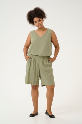 Shorts casual Regular fit Oil Green