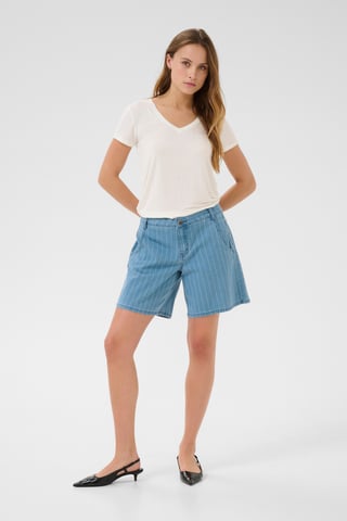 Shorts casual Relaxed fit Light Blue Denim