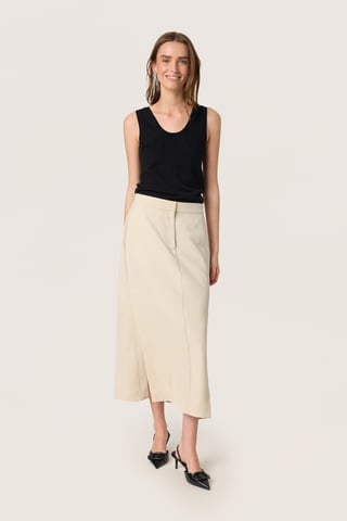 Rok A-shape Oatmeal beige