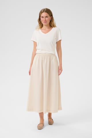 Rok A-shape Oatmeal beige