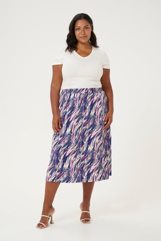 Rok A-shape Abstract Multi Color Print multicolour
