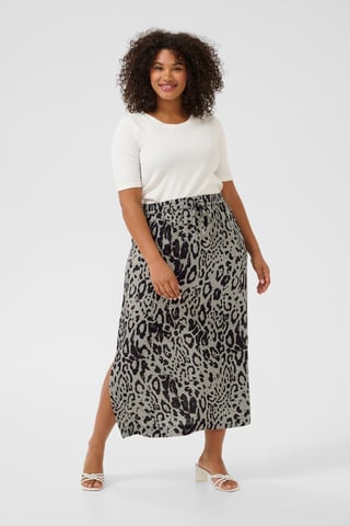 Skirt Regular fit Moonstruck / Black Animal