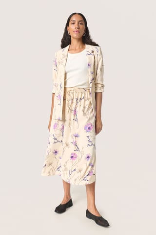 Rok A-shape Whitecap Gray Floral Print multicolour