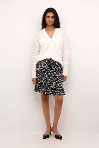 Rok Regular fit Black/Chalk Flower black multi