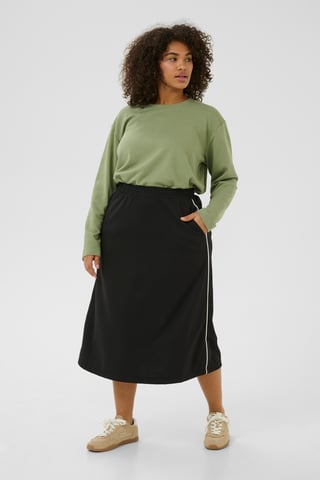 Skirt A-shape Black Deep