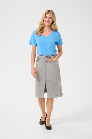 Skirt A-shape Michigan Medium Grey Denim