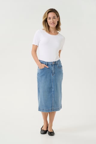 Skirt A-shape Reno Medium Blue Denim