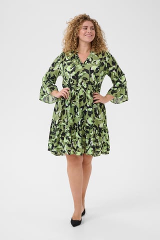 Jurk Regular fit green