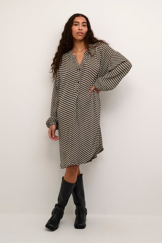 Jurk Oversize fit black white