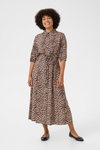 Dress Feminine Silhouette Animal Neutral