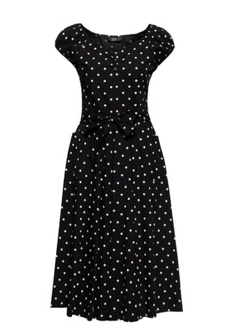 Queen Kerosin Damen Swing Kleid schwarz
