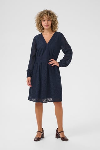 Dress Feminine Silhouette Dress Blues
