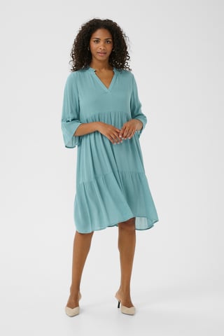 Jurk A-shape teal