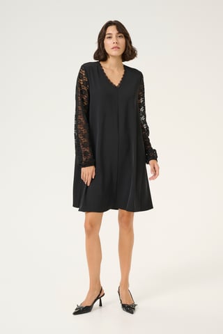 Jurk A-shape black