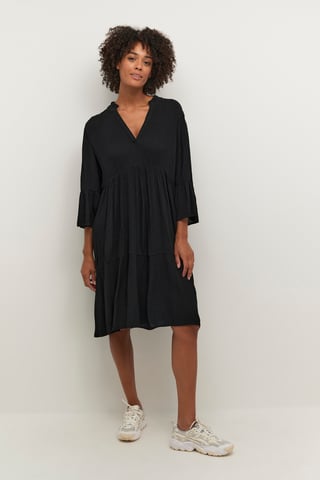 Jurk A-shape black