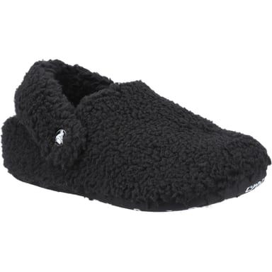 Crocs Classic Cozzzy Polyester Zwarte Slippers