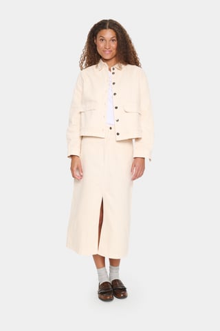 Denim jacket Loose fit Creme