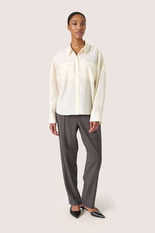 Shirt met lange mouwen Regular fit Whisper White