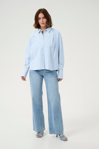 Long sleeved shirt Loose fit Soft Chambray