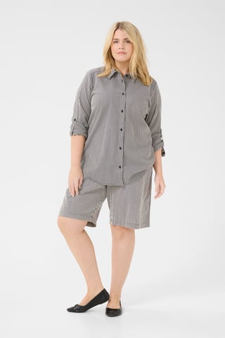 Long sleeved shirt Loose fit Midnight/White Stripe