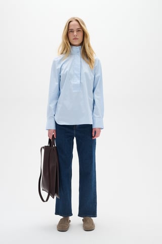 Long sleeved shirt Loose fit Pastel Blue