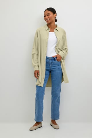 Long sleeved shirt Loose fit Seagrass