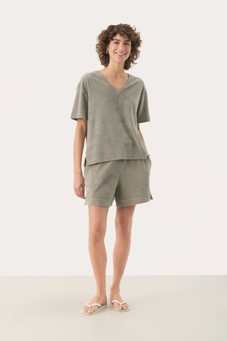 T-shirt Loose fit Vetiver green