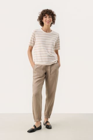 T-shirt Regular fit French Oak and White Stripe