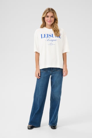 T-shirt Loose fit Chalk w. Surf the Web leisure