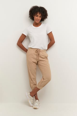 Capri pants Regular fit Classic Sand