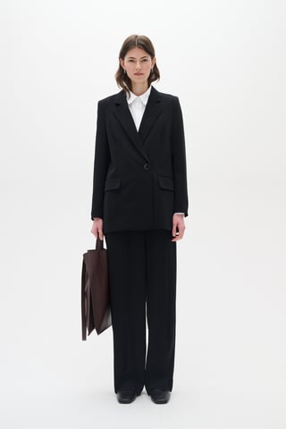 Pants Suiting Regular fit Black