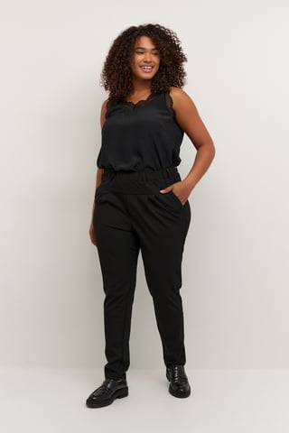 Pants Suiting Regular fit Black