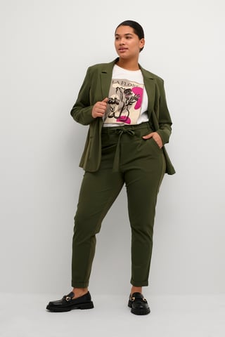 Pants Suiting Regular fit Grape Leaf green