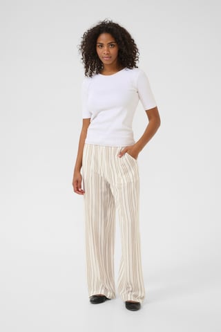 Pants Suiting Relaxed fit Chalk / Chinchilla Stripe