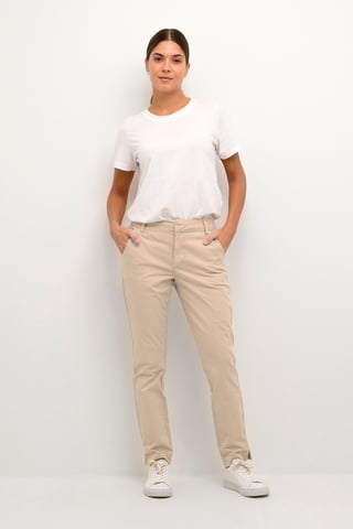 Pants Suiting Regular fit Feather Gray beige